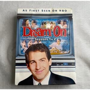 Dream On Seasons 1 & 2 DVD Complete HBO Comedy Series 5-Disc Box Set Uncut!!